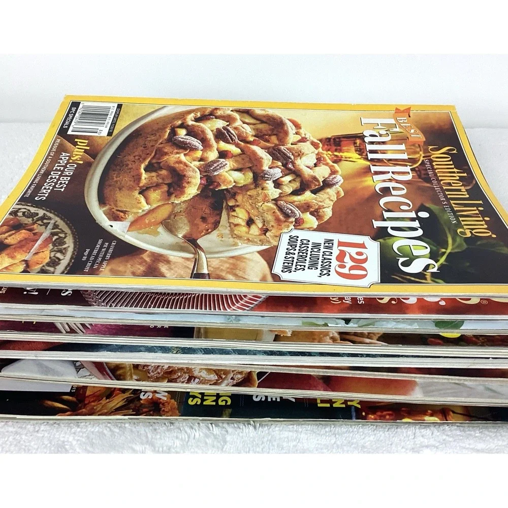 Southern Living Magazines Fall Thanksgiving Holidays Food Decor Home Mixed Lot